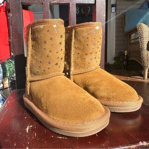 Koolaburra Tan Starry Kids Boots